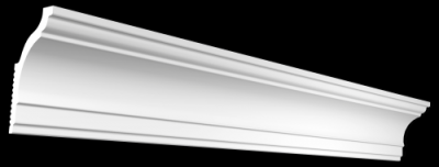 GPX-8 плинтус потолочный Glanzepol 70*40мм (70шт) =П 10 70*40 фото